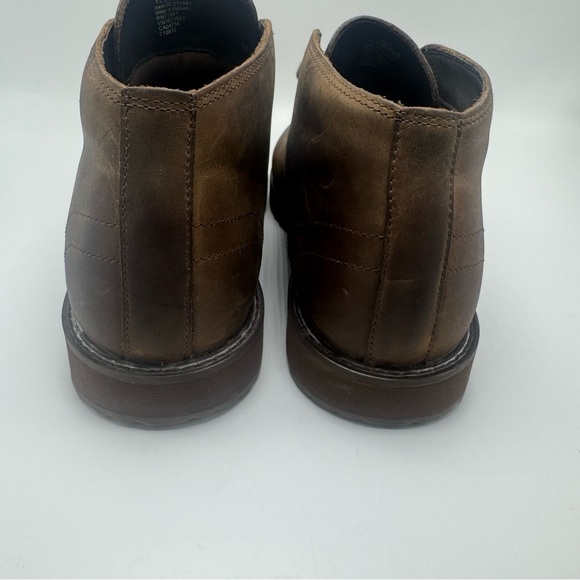 LL Bean Stonington Chukka Boots Mens 11.5 Brown Oiled Leather Lace Up Desert main image 5
